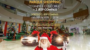 Imagem Parque Shopping celebra Natal com dois Jeep Compass, panettones e cenário gratuito da Disney Junior