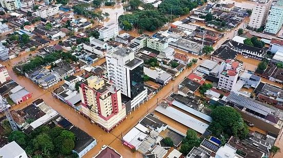 Enchente alaga São Leopoldo, no Rio Grande do Sul | Prefeitura de São Leopoldo / Divulgação