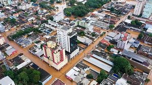 Enchente alaga São Leopoldo, no Rio Grande do Sul | Prefeitura de São Leopoldo / Divulgação