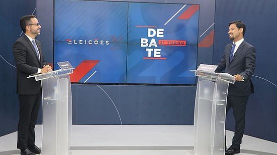 Paulo Dantas e Rodrigo Cunha se confrontam em debate na TV Pajuçara | Foto: Theo Chaves / TNH1