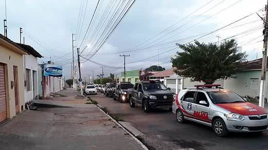 Viaturas estão em busca de suspeitos de estupro no Agreste de Alagoas | Cortesia ao TNH1