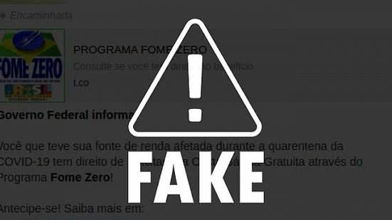 Imagem Site que pede cadastro para receber cestas básicas do Governo Federal é falso