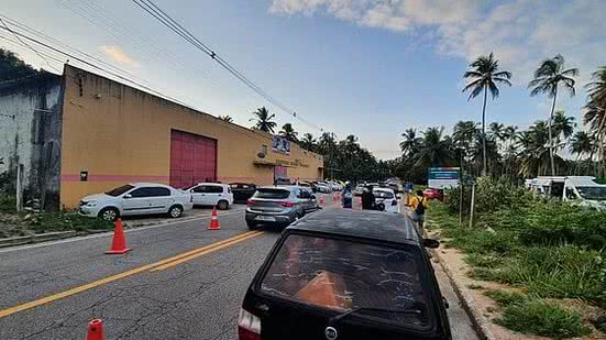 A operação foi montada na Avenida Pierre Chalita | Foto: Cortesia / Operação Lei Seca