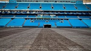 Arena do Grêmio após as enchentes em Porto Alegre | Divulgação / Emanuel Prestes / Arena do Grêmio