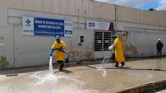 Imagem Coronavírus: áreas públicas começam a ser desinfectadas em Maceió