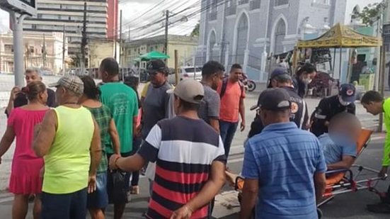 Vítimas de atropelamento foram socorridas pelo Samu | Foto: Cortesia / Samu Alagoas