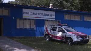 Polícia Militar foi acionada para unidade escolar nesta segunda-feira | Reprodução / TV Pajuçara