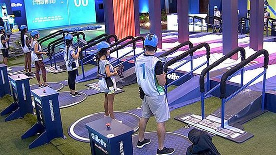 Imagem Após seis horas, três duplas seguem na prova do líder do BBB