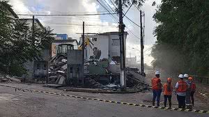 Rio Novo registrou imóveis com rachaduras após chuvas em Maceió | Beatriz Lacerda/TV Pajuçara