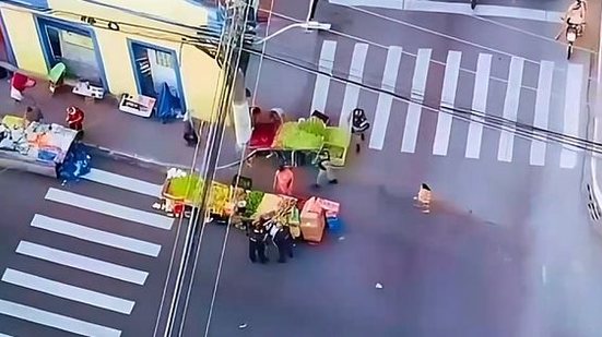 Com uso de drone, polícia prende foragido de Pernambuco no Centro de Maceió; assista | Reprodução / Polícia Civil