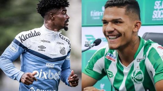 Raul Baretta/Santos FC e Fernando Alves/E.C Juventude