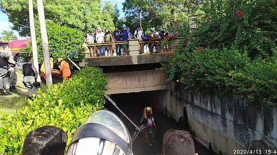 Imagem Jovem embriagado cai em córrego e tira um 'cochilo', em Arapiraca