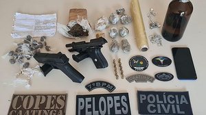 Imagem Polícia Militar de Alagoas apreende 146 armas e 74,7 kg de drogas no mês de novembro