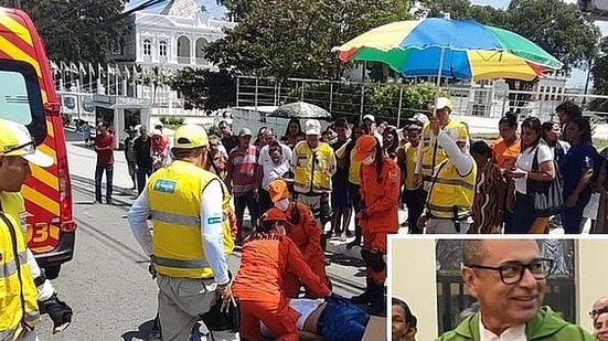 O monsenhor José Nilton foi levado inicialmente ao Hospital Geral do Estado, no Trapiche da Barra, e depois transferido para a Unidade de Terapia Intensiva Neurológica da Santa Casa de Misericórdia | Ronda no Bairro | Arquidiocese de Maceió