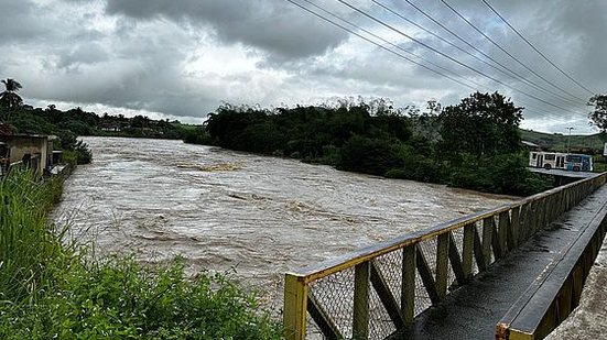 Imagem Após chuvas, rios Jacuípe e Mundaú atingem nível de atenção e são monitorados pela Defesa Civil