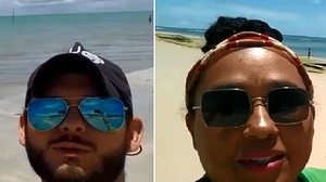 Guias falam sobre as condições das praias de Alagoas | Reprodução / Vídeo