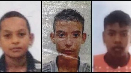 Rodrigo, André e Ezequiel foram mortos em chacina | Cortesia ao TNH1