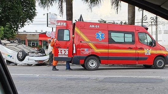 Capotamento aconteceu na Durval de Goes | Cortesia ao TNH1