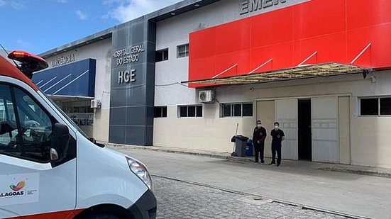 Vítima está internada no HGE | Arquivo Agência Alagoas