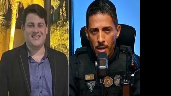 Bruno Arcanjo (à esquerda) matou o policial Marcelo Soares (à direita) com tiro na axila | Montagem TNH1