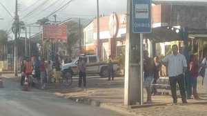 Um dos pontos de blitz em Maceió que foi divulgado nas redes sociais | Cortesia