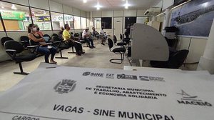 Os candidatos poderão enviar o currículo por e-mail ou ir presencialmente sem a necessidade de agendamento | Foto: Ascom Semtabes