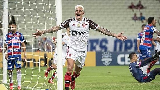 O atacante Pedro é o artilheiro do Flamengo | Alexandre Vidal / CRF