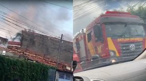 Corpo de Bombeiros foi acionado ao local | Foto: Reprodução