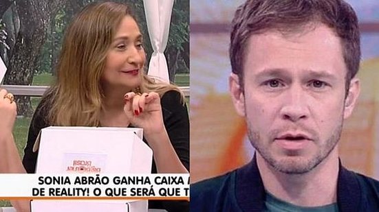 Imagem Tiago Leifert surpreende Sonia Abrão com presente inusitado; entenda