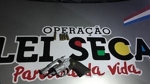 Arma foi encontrada com passageiro de Uber | Cortesia ao TNH1