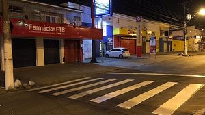 Imagem Prefeitura inicia serviços de sinalização na Rua Cabo Reis