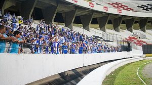 Torcida do CSA presente no Estádio do Arruda, na primeira fase da Copa do Nordeste | Morgana Oliveira / CSA