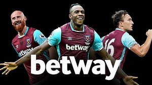 Logo da Betway está estampado na camisa do West Ham-ING