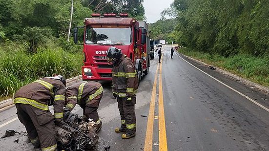 O Corpo Bombeiros foi acionado para a ocorrência | Foto: Cortesia / Ascom Bombeiros