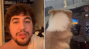 O cantor Nattanzinho teve os dois cachorros "sequestrados" pelos amigos Henrique e Juliano | Reprodução / Instagram