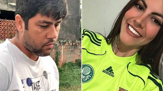 Jonathan Messias Santos da Silva foi encontrado no bairro de Campo Grande, no Rio de Janeiro; ele é suspeito da morte da torcedora do Palmeiras Gabriela Anelli | Divulgação/Polícia Civil e Reprodução/Redes sociais