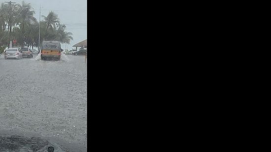 Imagem Chuva forte: Maceió já registra diversos pontos alagados