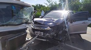 Imagem Acidente entre carro e Kombi deixa feridos na AL-101 Norte