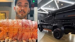 Imagem Fora da TV, André Marques compra carro de R$ 280 mil para viajar com loja de carnes