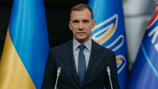 Andriy Shevchenko, novo presidente da Associação Ucraniana de Futebol | Divulgação