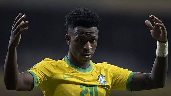 Vinicius Júnior tem lesão cervical e é cortado da seleção brasileira | Lucas Figueiredo / CBF