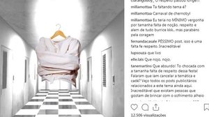 Usuários comentam sobre o tema da festa | Reprodução/Instagram