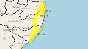 Imagem Inmet divulga dois alertas de chuvas fortes para 47 municípios de Alagoas