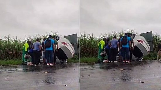 Acidente entre carro e caminhão na BR-316, em Pilar | Cortesia ao TNH1