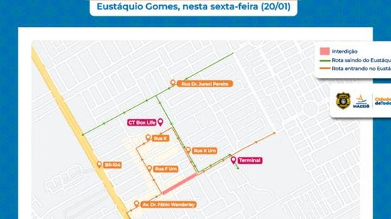 Linhas de ônibus seguirão o mesmo desvio | Ascom SMTT