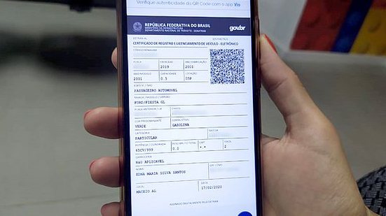 Imagem Certificado de Registro e Licenciamento de Veículo passa a ser apenas digital