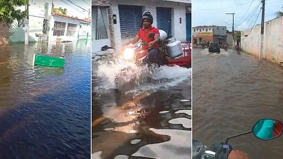 Imagem Jequiá da Praia segue praticamente ilhada; veja vídeos