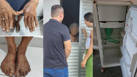 Condições de higiene em que a idosa foi encontrada eram precárias | Foto: Reprodução / Ascom Defensoria