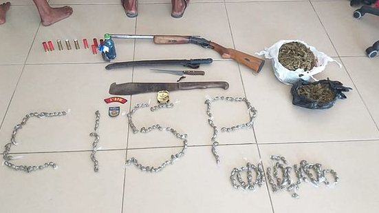 Imagem Operação conjunta apreende armas e drogas em Murici