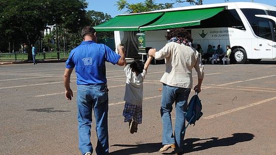 Evento acontece para sensibilizar sobre a importância das adoções | Foto: Antonio Cruz/Agência Brasil